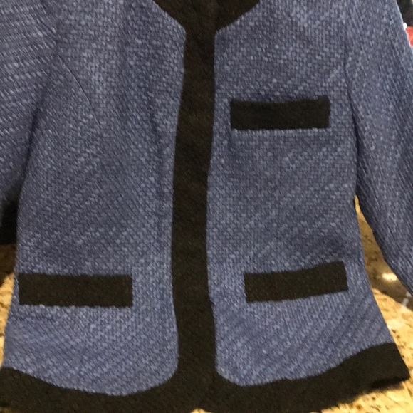 Blue/Black Blazer/Suiting Jacket - Picture 2 of 5